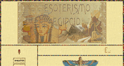 Desktop Screenshot of esoterismo-egipcio.elreinomagico.net
